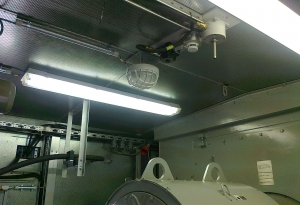 Elektrické a potrubní rozvody v chráněném prostoru