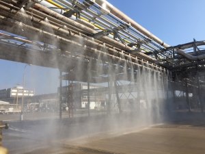 Sprejové stabilní hasicí zařízení